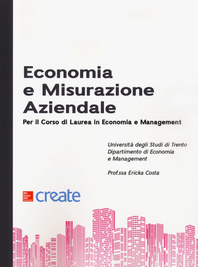 Economia e misurazione aziendale per il corso di Laurea in Economia e Management