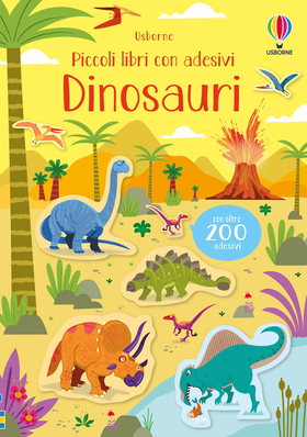 Dinosauri. Piccoli libri con adesivi. Ediz. a colori