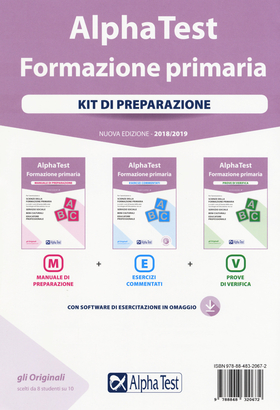 Alpha Test. Formazione primaria. Kit di preparazione. Con Contenuto digitale per download e accesso on line