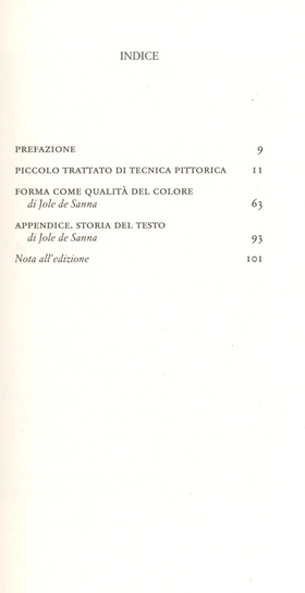 Piccolo trattato di tecnica pittorica