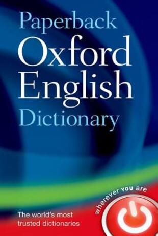 copertina Oxford english dictionary paperback