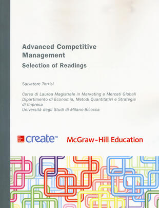 copertina Advanced competitive management. Selection of readings