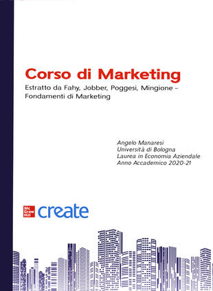 copertina Corso di marketing. Estratto da Fahy, Jobber, Poggesi, Mingione. Fondamenti di marketing
