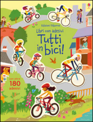 copertina Tutti in bici! Con adesivi