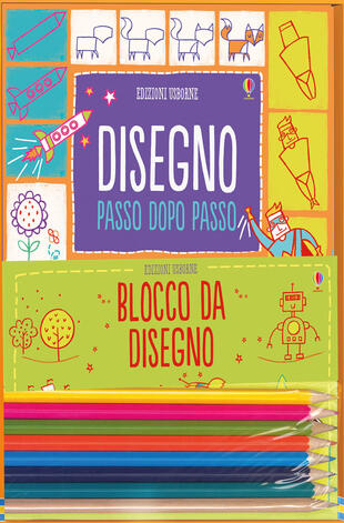 copertina Disegno passo dopo passo . Ediz. illustrata. Con gadget