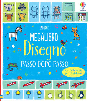 copertina Disegno passo dopo passo. Megalibro. Ediz. illustrata