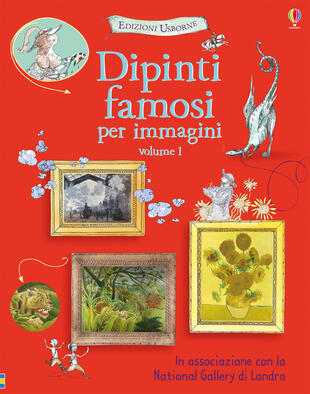 copertina Dipinti famosi per immagini. Ediz. a colori