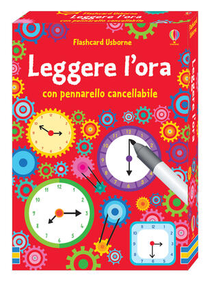 copertina Leggere l'ora. Flashcard. Ediz. a colori. Con gadget