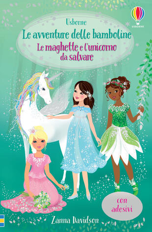 copertina Le maghette e l'unicorno da salvare. Le avventure delle bamboline