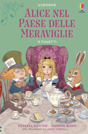 copertina Alice nel paese delle meraviglie a fumetti. Ediz. a colori