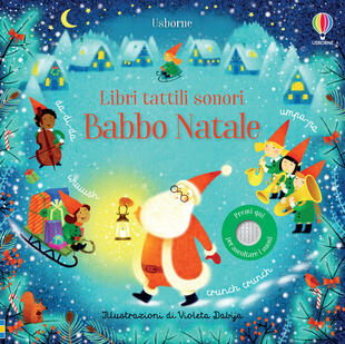 copertina Babbo Natale. Libri tattili sonori. Ediz. a colori