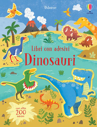 copertina Dinosauri. Con adesivi. Ediz. a colori