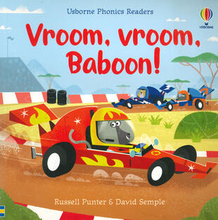 copertina Vroom, vroom, Baboon! Ediz. a colori