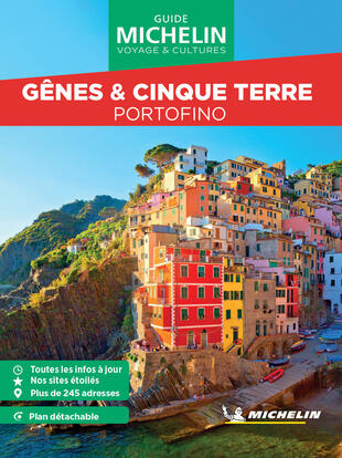 copertina Genova e costa ligure. Ediz. francese. Con Carta geografica ripiegata