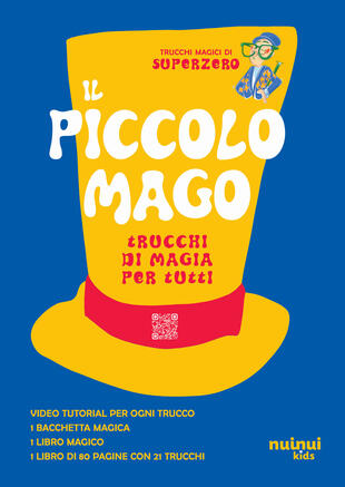 copertina Il piccolo mago. Trucchi di magia per tutti. Ediz. illustrata. Con bacchetta magica. Con video tutorial