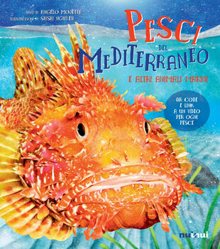 copertina Pesci del Mediterraneo e altri animali marini. Ediz. a colori