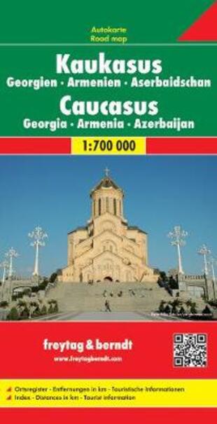 copertina Caucaso, Georgia, Armenia 1:700.000