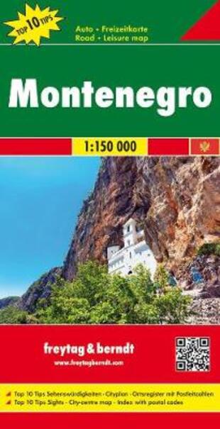 copertina Montenegro 1:150.000