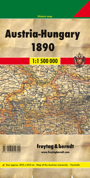 copertina Austria-Hungay 1:1.500.000
