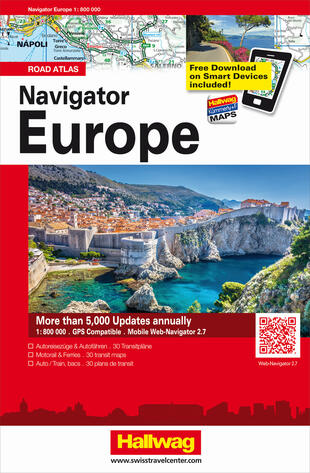copertina Navigator Europe 1:800.000. Con Contenuto digitale per download