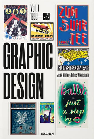 copertina The history of graphic design. Ediz. inglese, francese e tedesca. Vol. 1: 1890-1959
