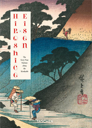 copertina Hiroshige & Eisen. The sixty-nine stations along the Kisokaido. Ediz. inglese, francese e tedesca
