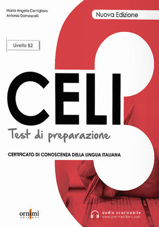 copertina Celi 3. Test di preparazione. Livello intermedio B2. Con CD-Audio