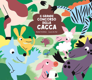 copertina Il grande concorso della cacca. Ediz. a colori