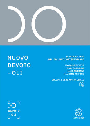 copertina Nuovo Devoto-Oli. Il vocabolario dell'italiano contemporaneo 2025. Con e-book. Con espansione online