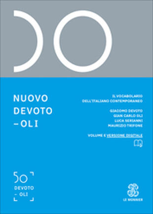 copertina Nuovo Devoto-Oli. Il vocabolario dell'italiano contemporaneo 2026. Con e-book. Con espansione online