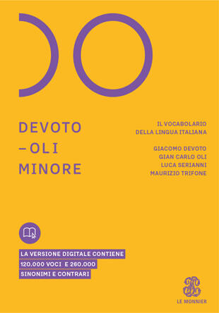 copertina Devoto-Oli minore. Il vocabolario della lingua italiana