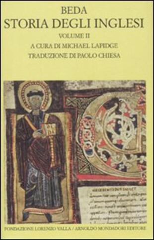 copertina Storia degli inglesi. Testo latino a fronte. Vol. 2: Libri III-IV.