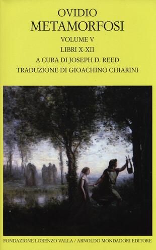 copertina Metamorfosi. Testo latino a fronte