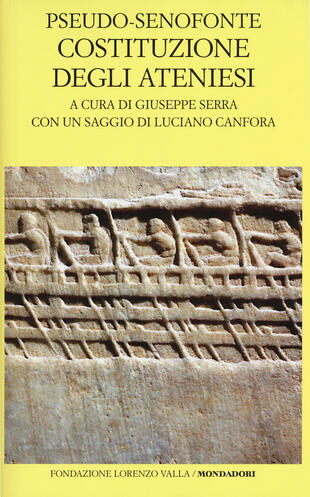 copertina Costituzione degli ateniesi. Testo greco a fronte