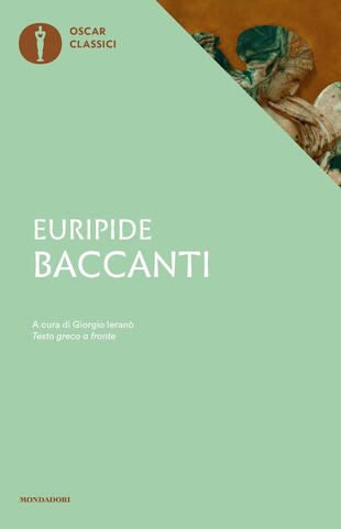 copertina Baccanti. Testo greco a fronte