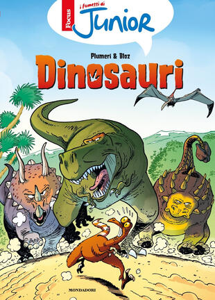 copertina Dinosauri. I fumetti di Focus Junior