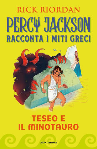 copertina Teseo e il Minotauro. Percy Jackson racconta i miti greci