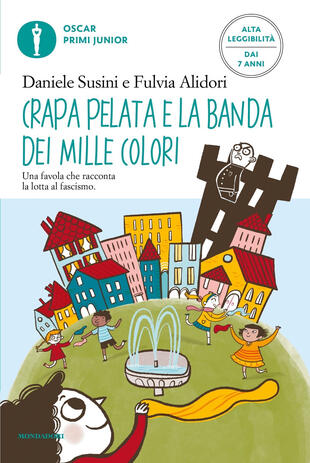 copertina Crapa Pelata e la banda dei mille colori. Ediz. ad alta leggibilità