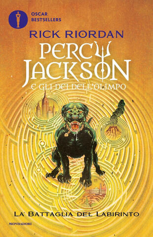 copertina La battaglia del labirinto. Percy Jackson e gli dei dell'Olimpo. Vol. 4