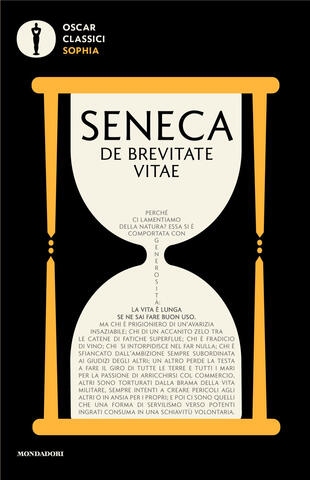 copertina De brevitate vitae. Testo latino fronte