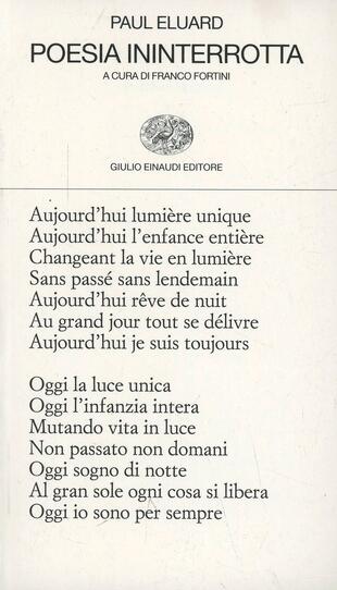copertina Poesia ininterrotta