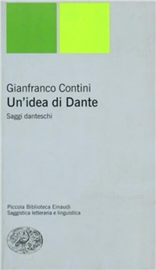 copertina Un' idea di Dante