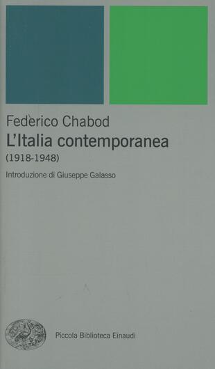 copertina L' Italia contemporanea (1918-1948)
