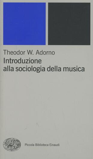 copertina Introduzione alla sociologia della musica
