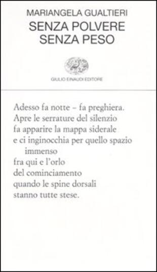 copertina Senza polvere senza peso