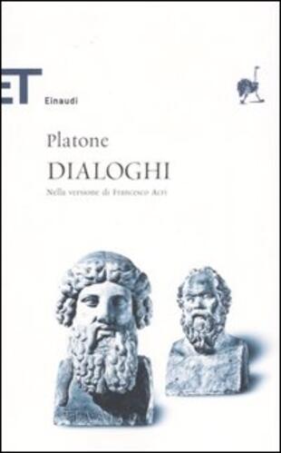 copertina Dialoghi. Nella versione di Francesco Acri