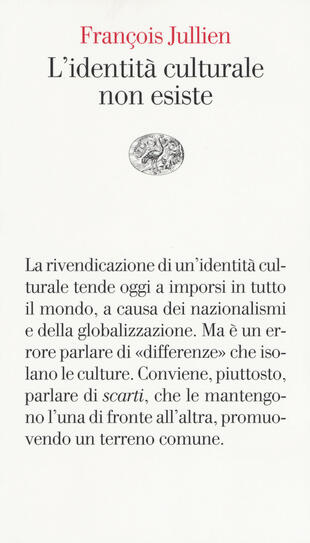 copertina L' identità culturale non esiste