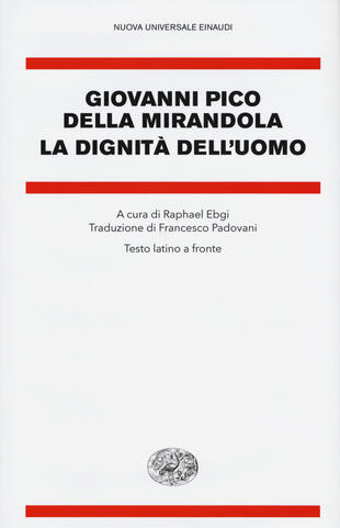 copertina La dignità dell'uomo. Testo latino a fronte