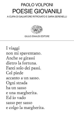 copertina Poesie giovanili