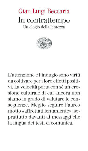 copertina In contrattempo. Un elogio della lentezza
